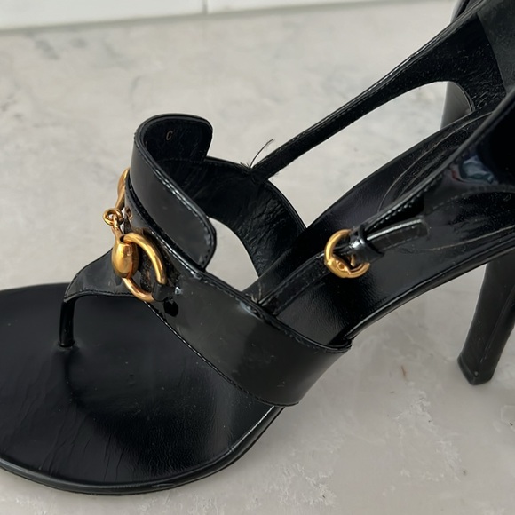 Rare Gucci Black Horse-bit buckle high heel Sandals size 10
Excellent condition - Picture 6 of 7